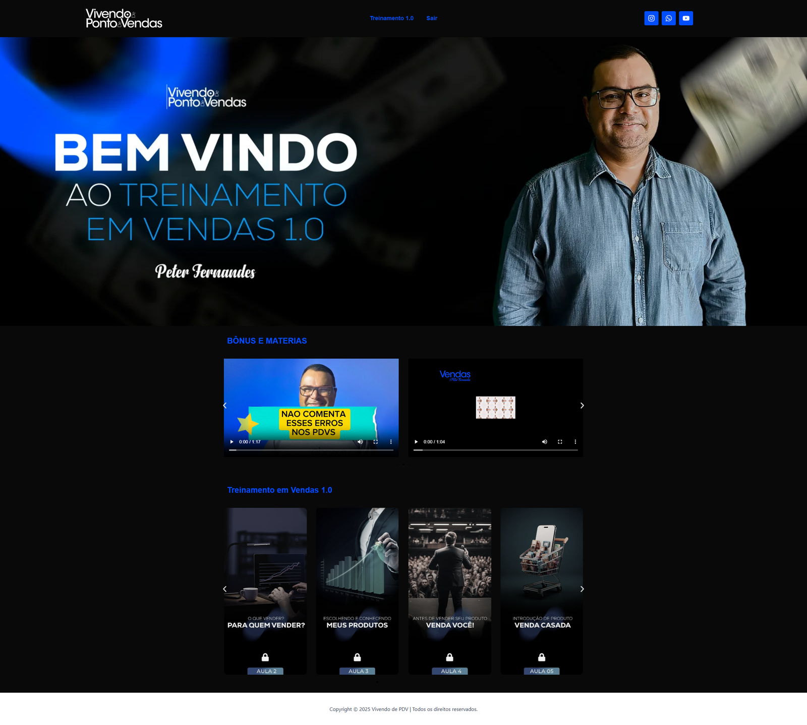 Vivendo de PDV's